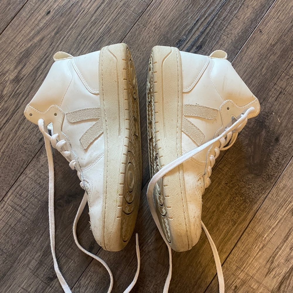 Lightly worn hightop Veja sneakers